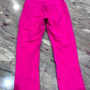 Sonic pink size 0, Lululemon leggings